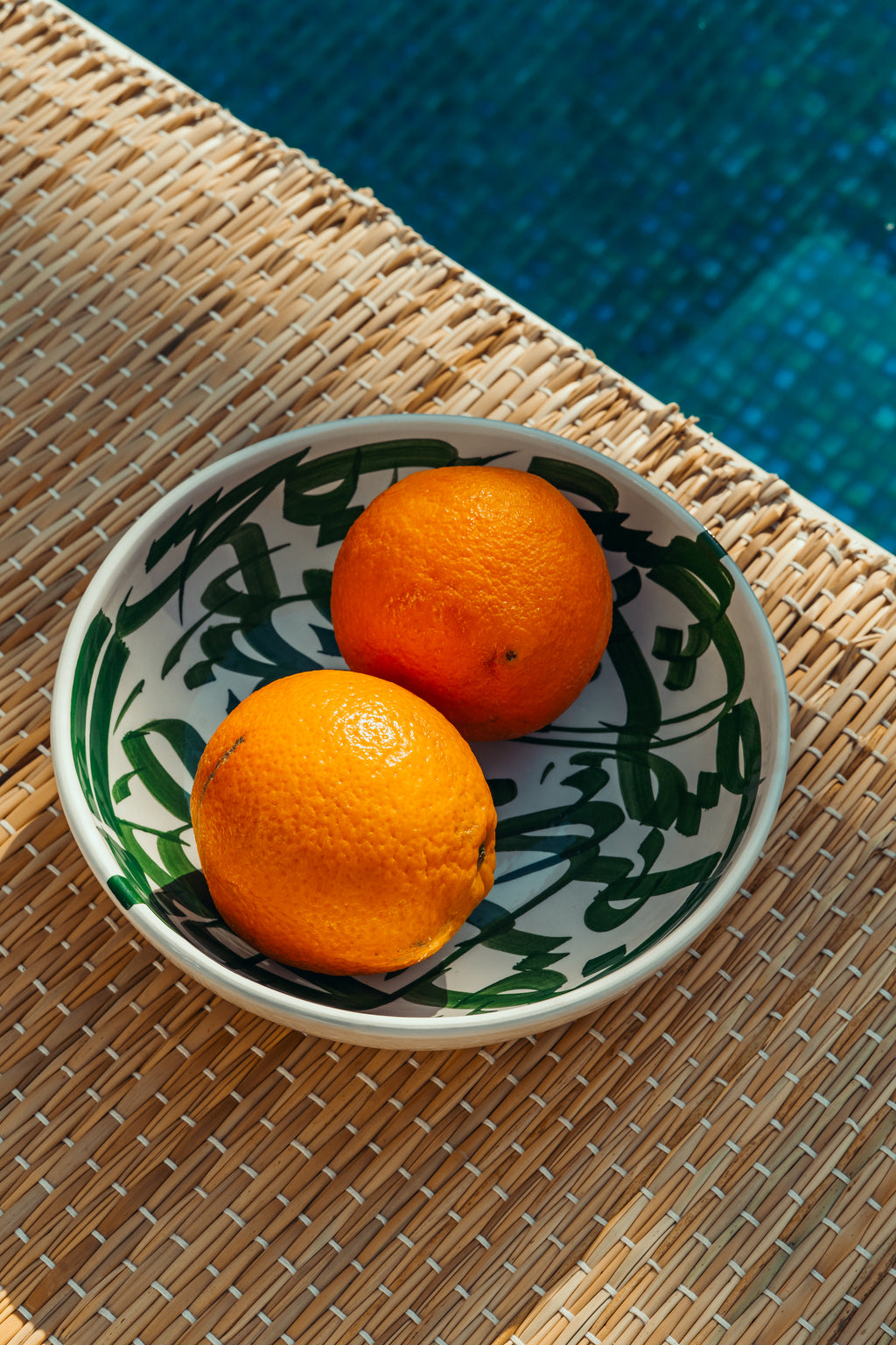 ASSIETTE CREUSE | CALLIGRAPHIE VERTE