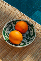 ASSIETTE CREUSE | CALLIGRAPHIE VERTE