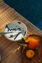 SERVICE POUR 4 | CALLIGRAPHIE NOIRE