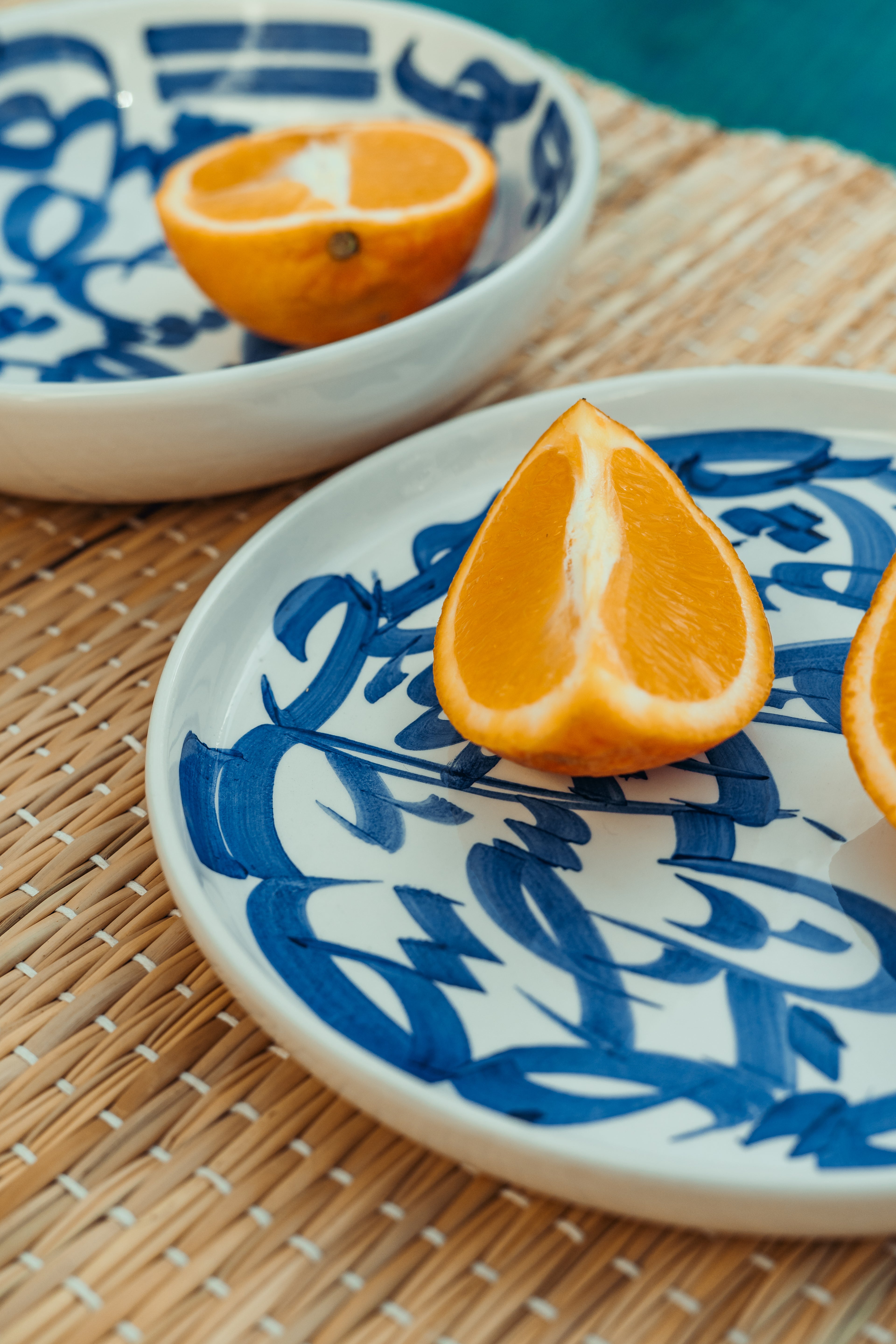 PETITE ASSIETTE | CALLIGRAPHIE BLEUE