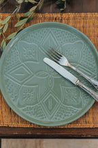 SERVICE POUR 2 | SILLAGE VERT BLEU PASTEL