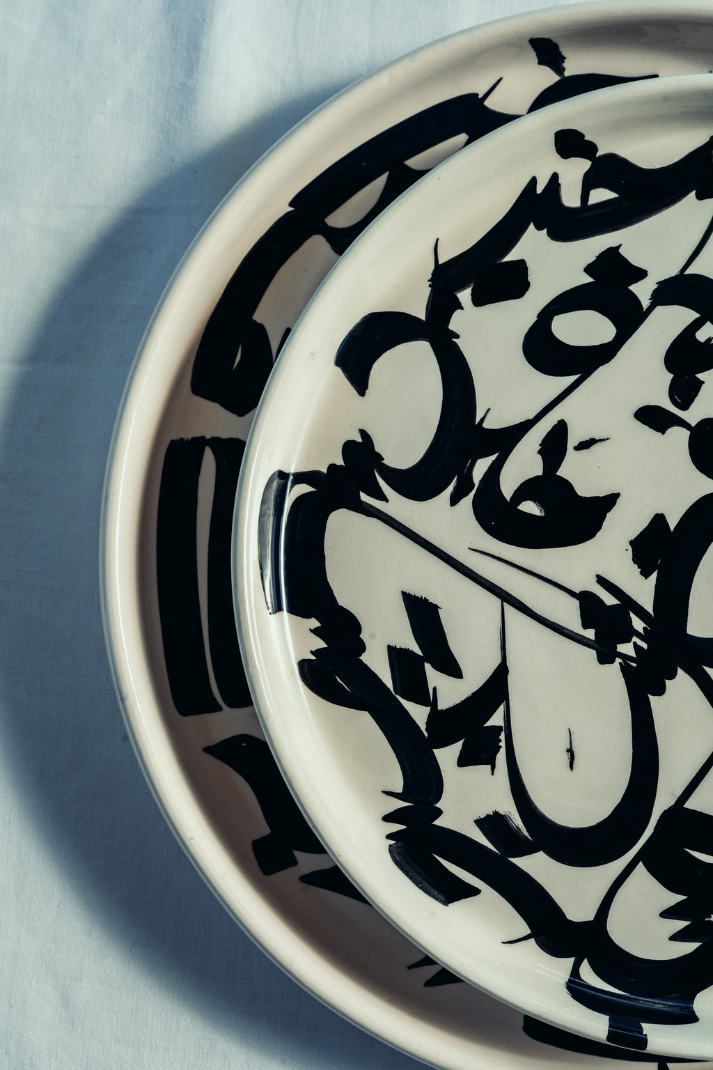 SERVICE POUR 4 | CALLIGRAPHIE NOIRE