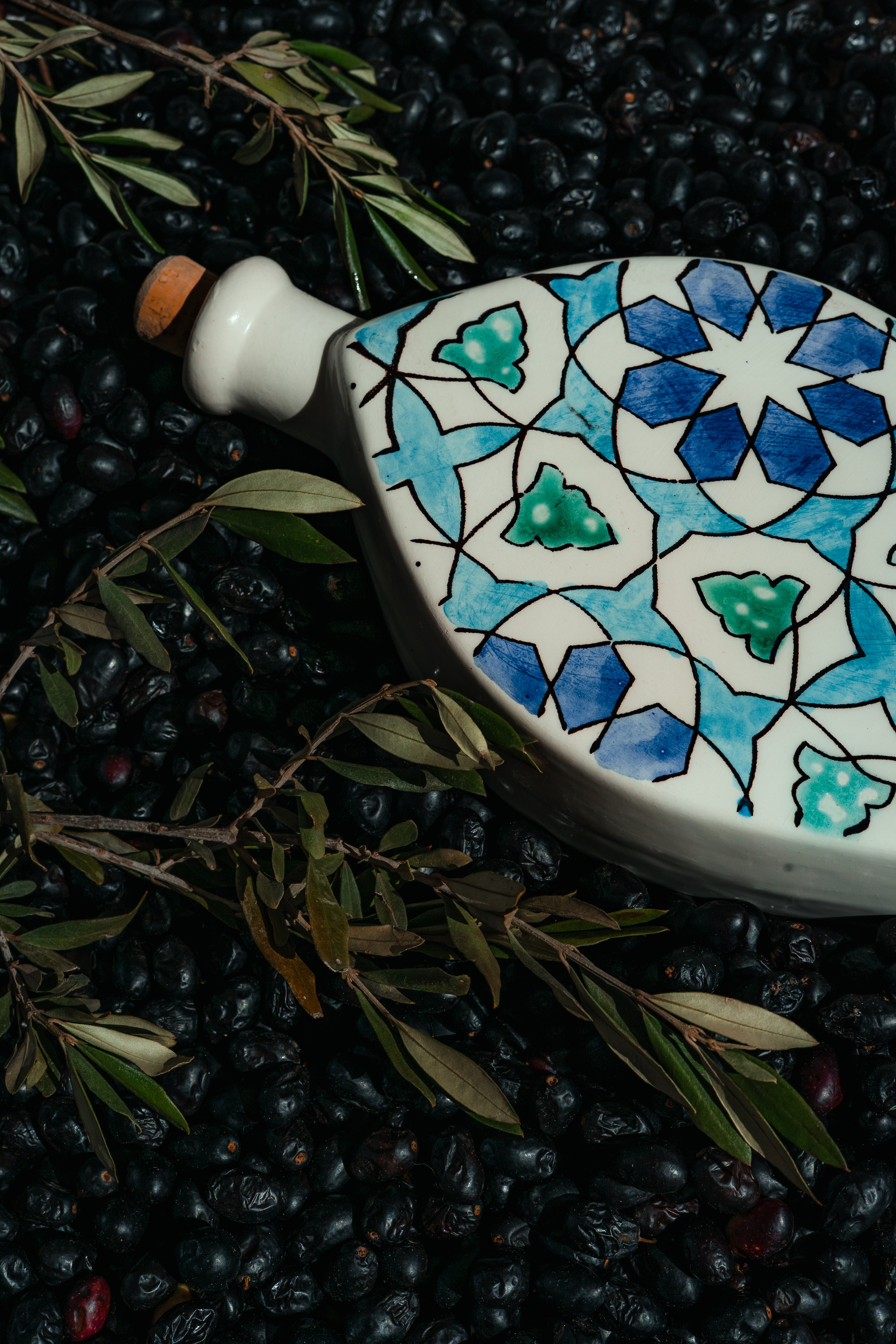BOUTEILLE D'HUILE | MOTIF ANDALOU