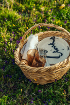 ASSIETTE CREUSE | CALLIGRAPHIE NOIRE