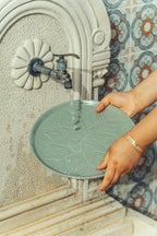 GRANDE ASSIETTE | SILLAGE VERT BLEU PASTEL