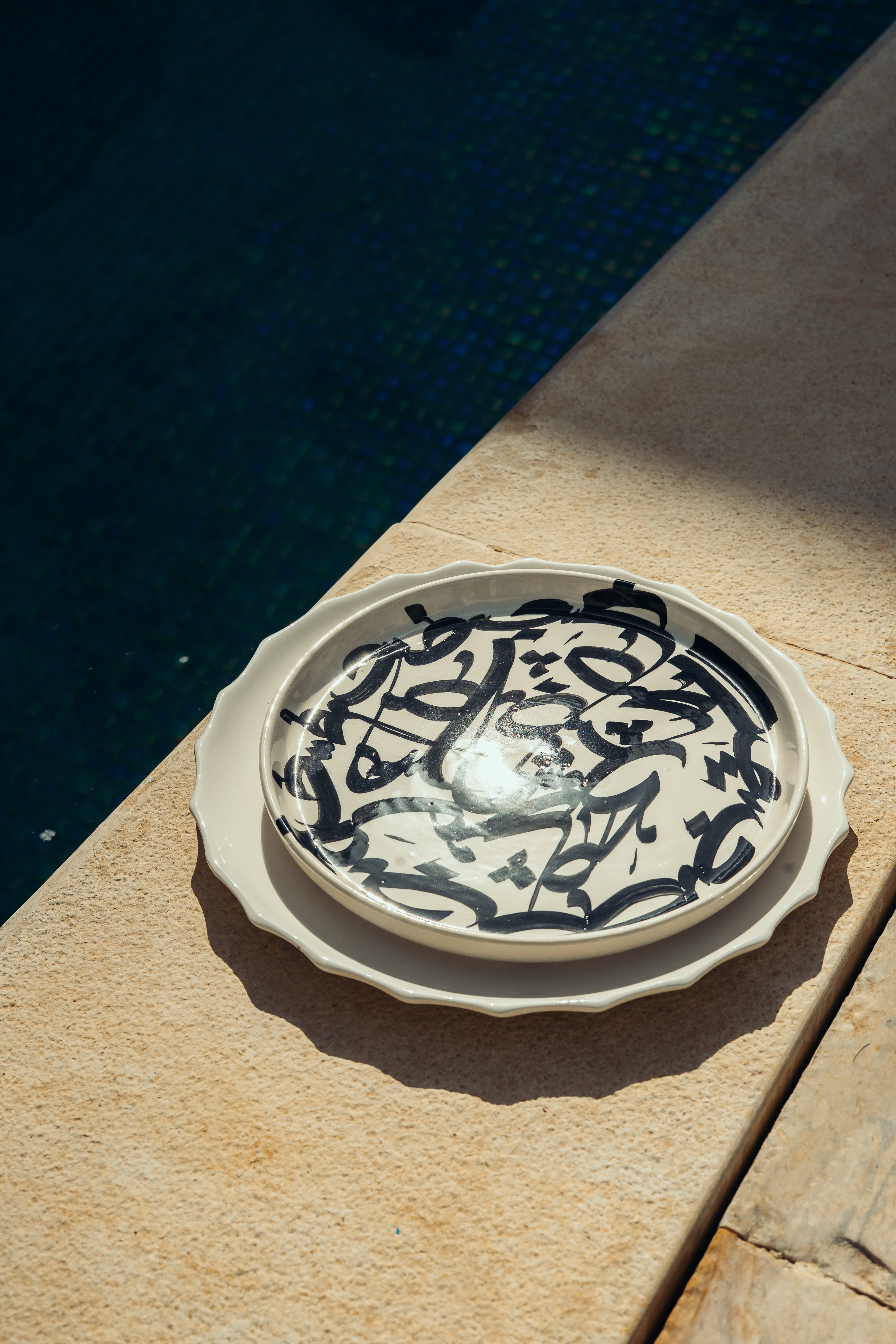 GRANDE ASSIETTE | PICOT BLANCHE