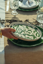 PETITE ASSIETTE | CALLIGRAPHIE VERTE