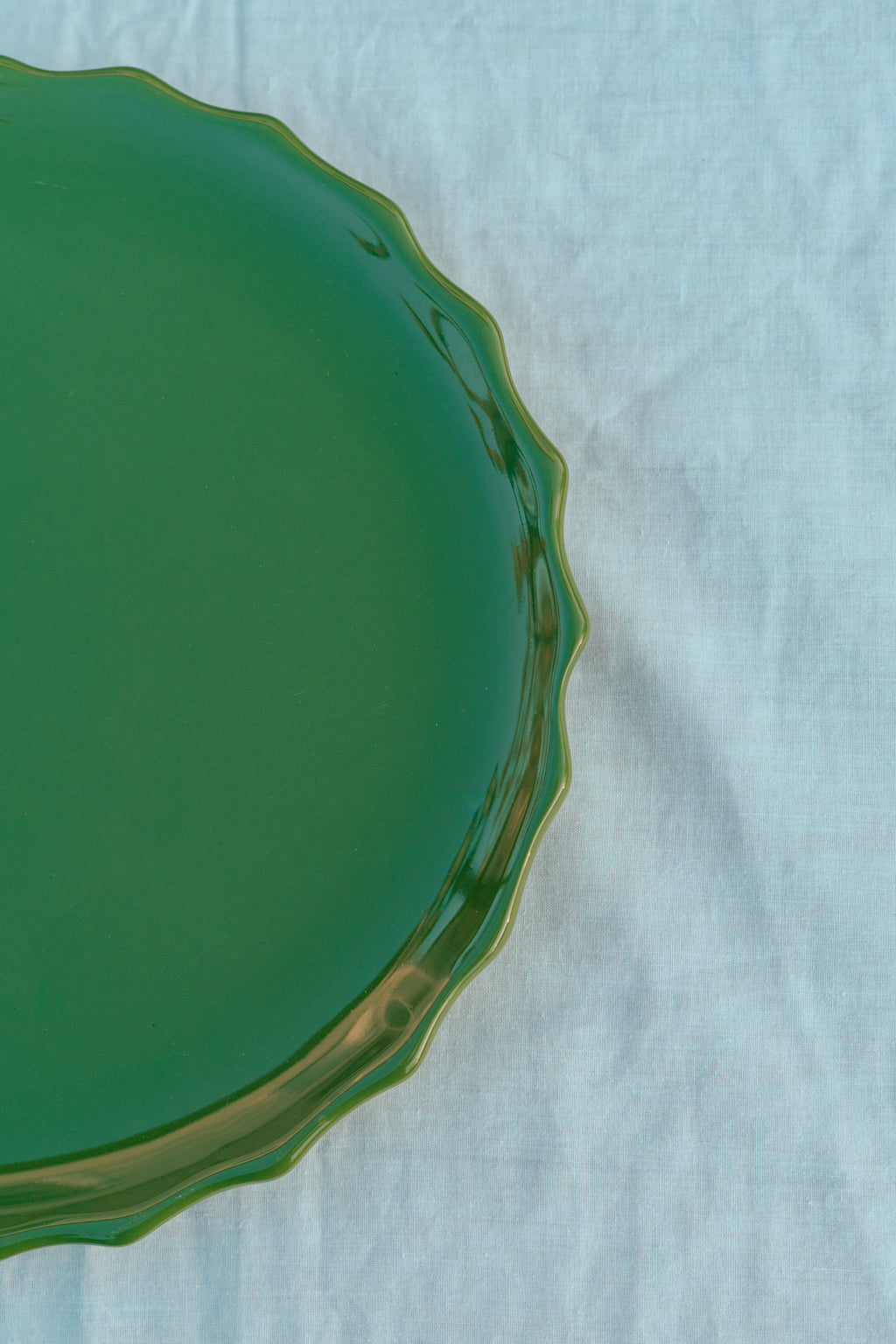 GRANDE ASSIETTE | PICOT VERT